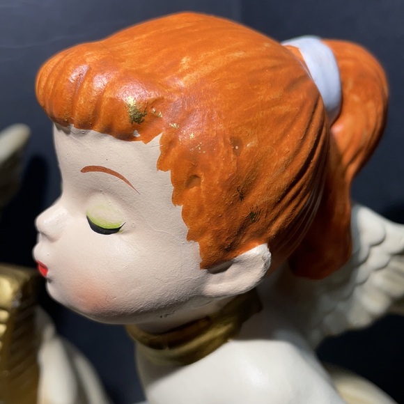Vintage Kissing Angel Spining Music Box!  made in japan - Picture 4 of 10